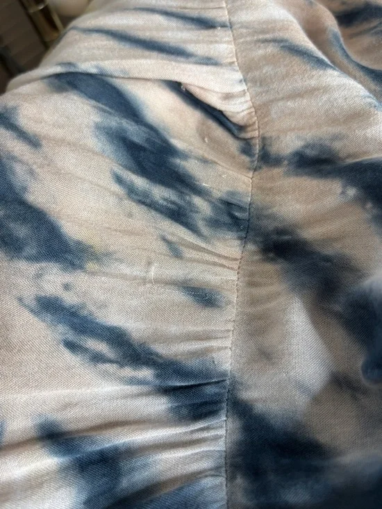 Young Fabulous & Broke Dawn Navy Tie Dye Maxi Dress Bohemian Large - Picture 10 of 16